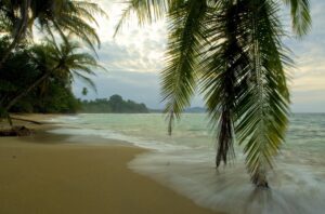 Arrecife Beach Puerto Viejo by Chris Holmes, guest at Geckoes Lodge, Puerto Viejo, Costa Rica