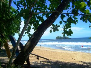 Surfers beach at Cocles